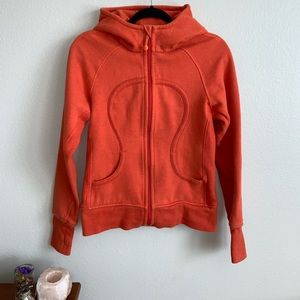 Lululemon Scuba Hoodie Orange size 6